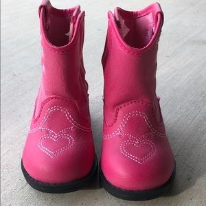 Healthtex Pink Cowgirl Boots